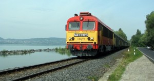 vonat balaton