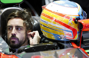 2015 F1 Pre Season Test 2 - Day 2 Circuit de Catalunya, Barcelona, Spain. Friday 20 February 2015. Fernando Alonso, McLaren, in the garage. World Copyright: Alastair Staley/LAT Photographic. ref: Digital Image _79P3832