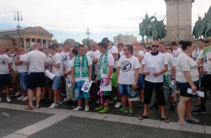 fradi tüntetés Hősök tere